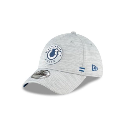 Indianapolis Colts Gorra | New Era Official NFL Fall Sideline 39thirty Stretch Fit Cap Mexico - Grises